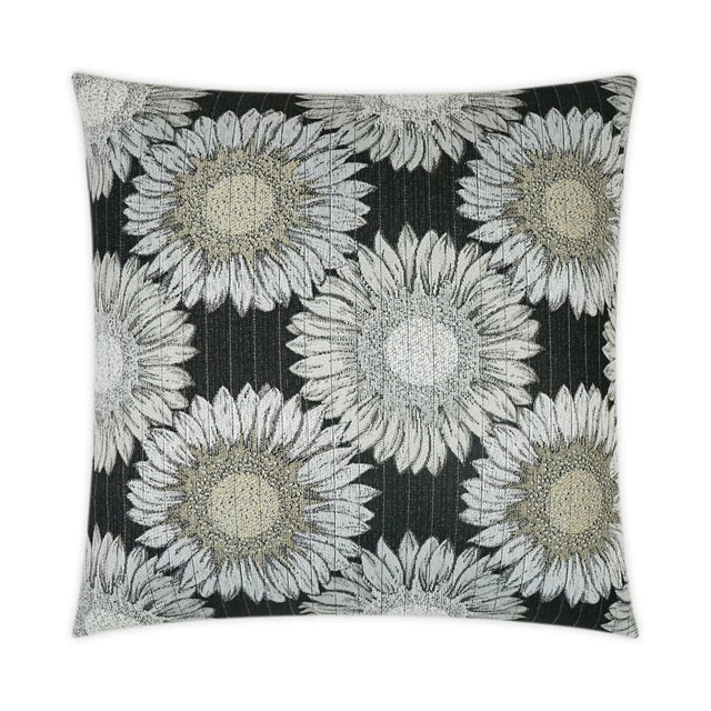 D.V. Kap Home Daisy Chain Black 22" x 22" Pillow Cover