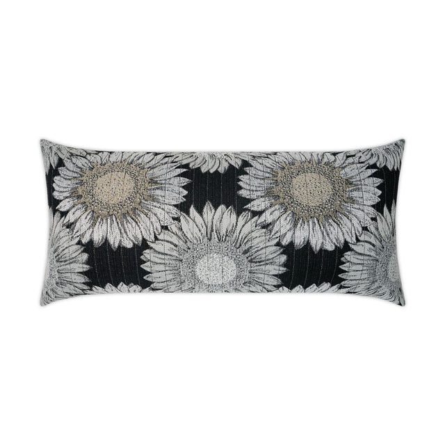 D.V. Kap Home Daisy Chain Lumbar Black 12" x 24" Pillow Cover