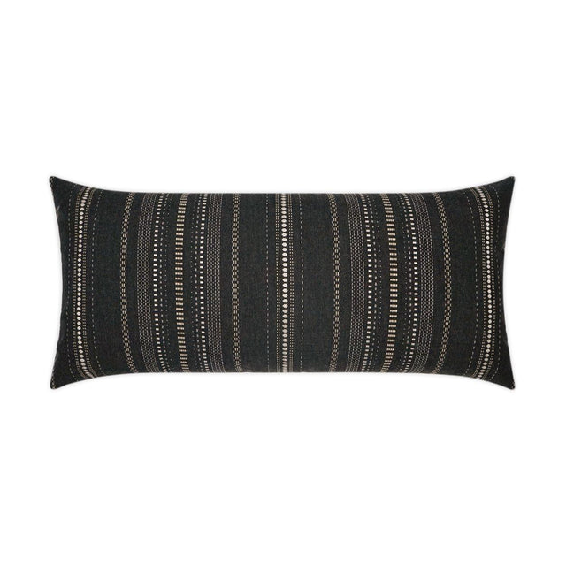 D.V. Kap Home Copeland Lumbar Onyx 12" x 24" Pillow Cover