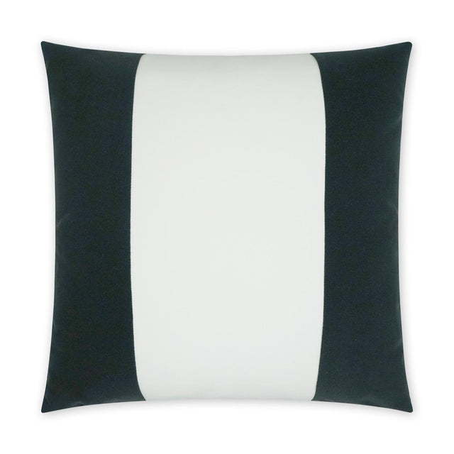 D.V. Kap Home Sundance Band Charcoal 22" x 22" Pillow Cover