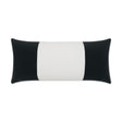 D.V. Kap Home Sundance Band Lumbar Charcoal 12" x 24" Pillow Cover