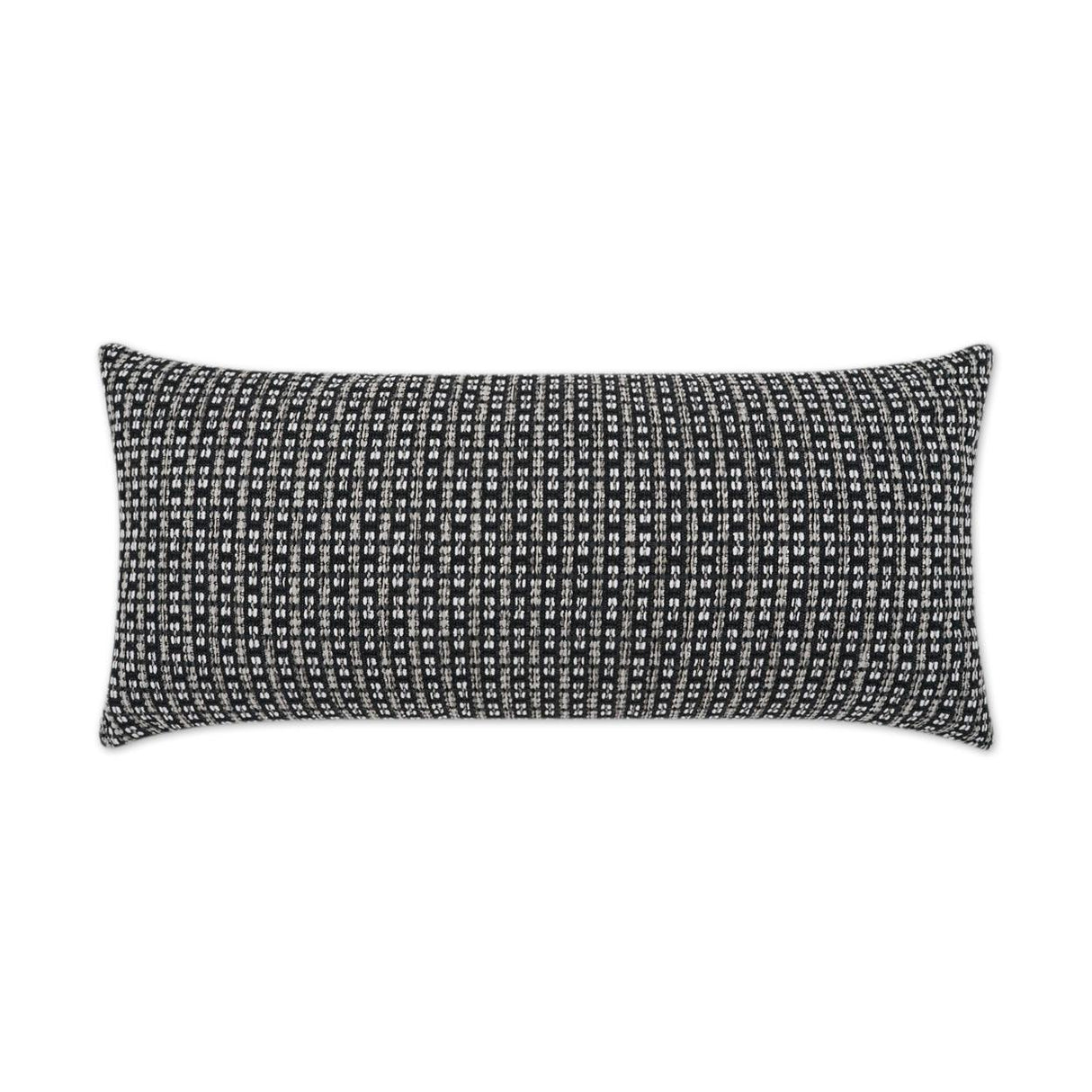 D.V. Kap Home Kittery Lumbar Ebony 12" x 24" Pillow Cover