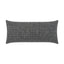D.V. Kap Home Kittery Lumbar Ebony 12" x 24" Pillow Cover