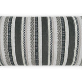 D.V. Kap Home Oriana Lumbar Grey 12" x 24" Pillow Cover
