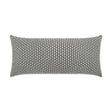 D.V. Kap Home Dot Dash Lumbar Grey 12" x 24" Pillow Cover