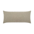 D.V. Kap Home Dot Dash Lumbar Taupe 12" x 24" Pillow Cover
