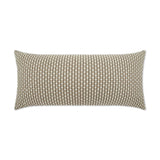 D.V. Kap Home Dot Dash Lumbar Taupe 12" x 24" Pillow Cover