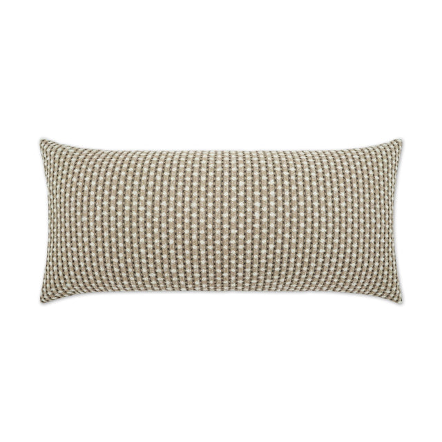 D.V. Kap Home Dot Dash Lumbar Taupe 12" x 24" Pillow Cover