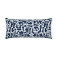 D.V. Kap Home Jargon Lumbar Blue 12" x 24" Pillow Cover