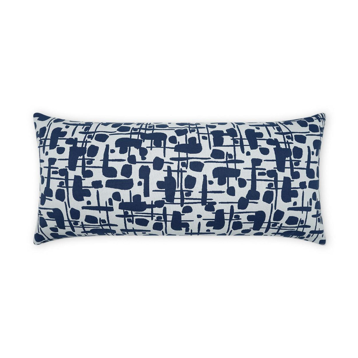 D.V. Kap Home Jargon Lumbar Blue 12" x 24" Pillow Cover