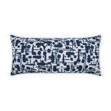 D.V. Kap Home Jargon Lumbar Blue 12" x 24" Pillow Cover