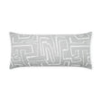D.V. Kap Home Theon Lumbar Grey 12" x 24" Pillow Cover