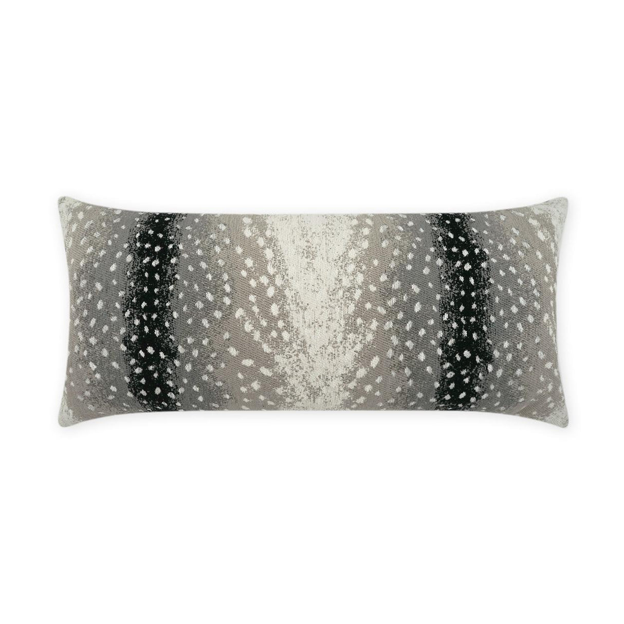D.V. Kap Home Cerbiatta Lumbar Onyx 12" x 24" Pillow Cover