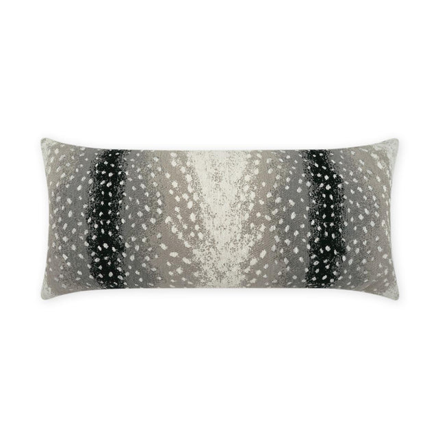 D.V. Kap Home Cerbiatta Lumbar Onyx 12" x 24" Pillow Cover