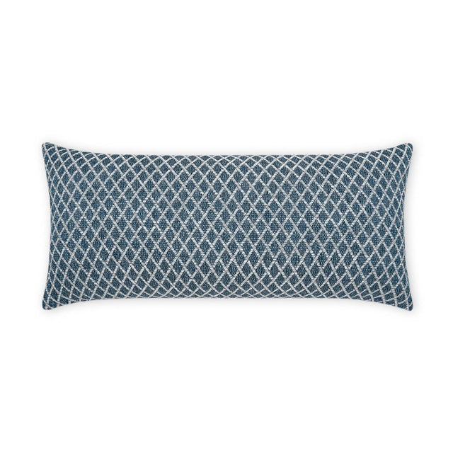 D.V. Kap Home Ambree Lumbar Indigo 12" x 24" Pillow Cover