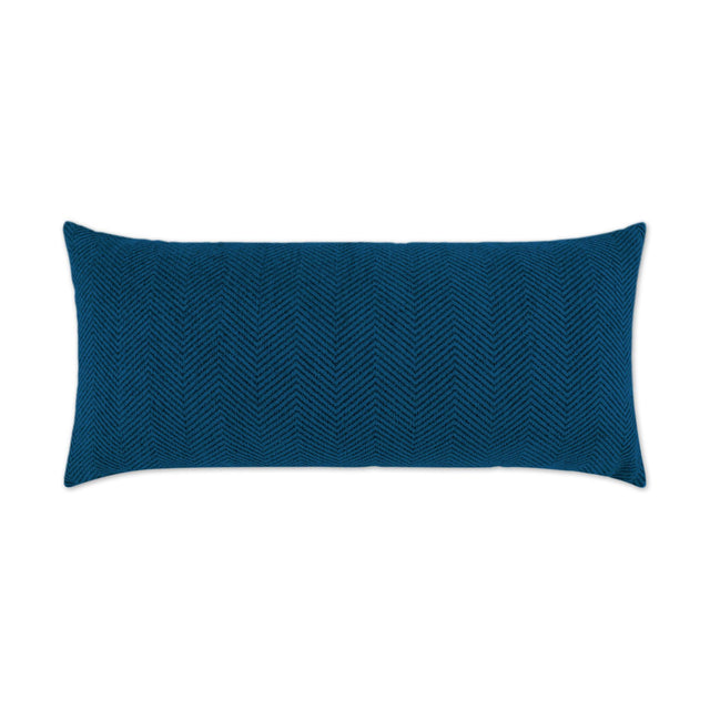 D.V. Kap Home Justify Lumbar Indigo 12" x 24" Pillow Cover