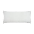 D.V. Kap Home Ashmolton Lumbar White 12" x 24" Pillow Cover