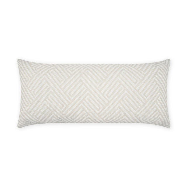 D.V. Kap Home Mandros Lumbar Ivory 12" x 24" Pillow Cover