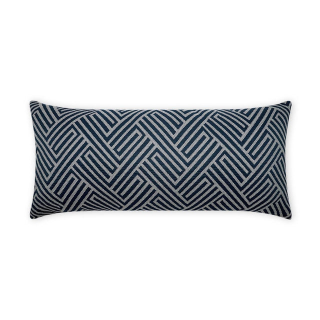 D.V. Kap Home Mandros Lumbar Navy 12" x 24" Pillow Cover