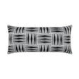 D.V. Kap Home Kizomba Lumbar Ebony 12" x 24" Pillow Cover