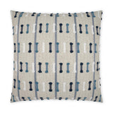 D.V. Kap Home Tassel Stripe Blue 22" x 22" Pillow Cover