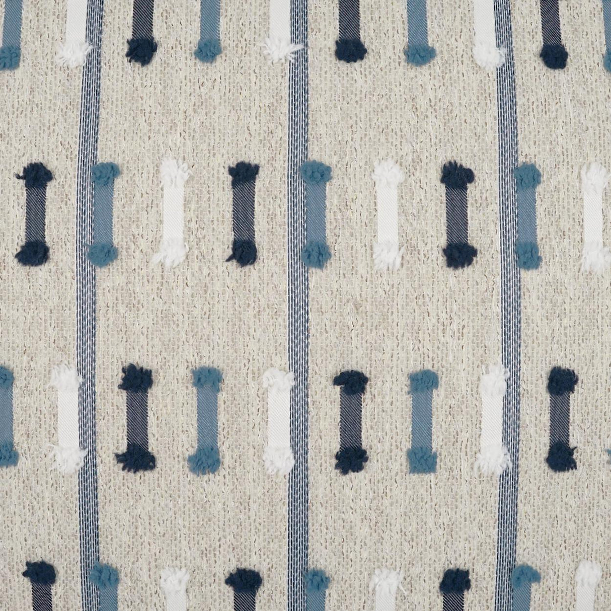 D.V. Kap Home Tassel Stripe Blue 22" x 22" Pillow Cover