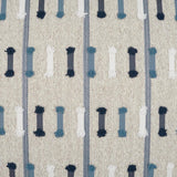 D.V. Kap Home Tassel Stripe Blue 22" x 22" Pillow Cover