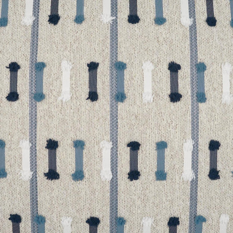 D.V. Kap Home Tassel Stripe Blue 22" x 22" Pillow Cover