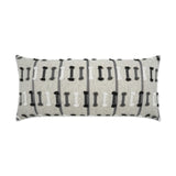 D.V. Kap Home Tassel Stripe Lumbar Grey 12" x 24" Pillow Cover
