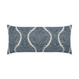 D.V. Kap Home Palmyra Lumbar Navy 12" x 24" Pillow Cover