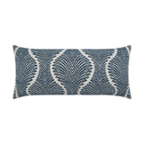 D.V. Kap Home Palmyra Lumbar Navy 12" x 24" Pillow Cover