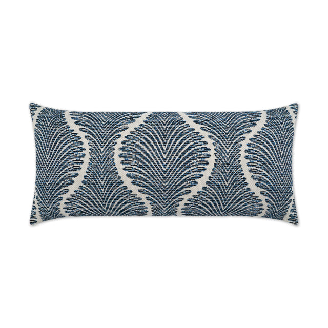D.V. Kap Home Palmyra Lumbar Navy 12" x 24" Pillow Cover