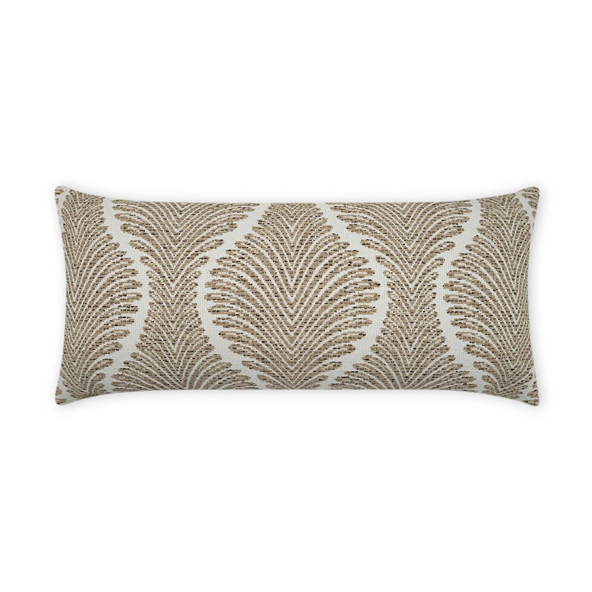 D.V. Kap Home Palmyra Lumbar Taupe 12" x 24" Pillow Cover