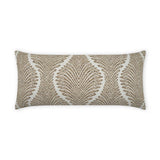D.V. Kap Home Palmyra Lumbar Taupe 12" x 24" Pillow Cover