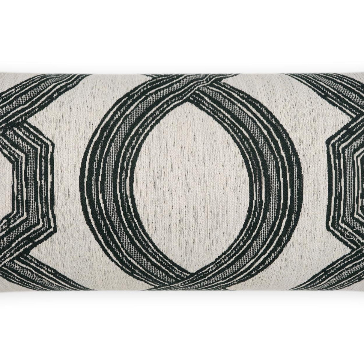 D.V. Kap Home Evadne Lumbar Black 12" x 24" Pillow Cover