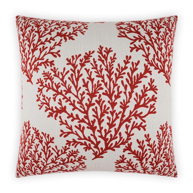 D.V. Kap Home Peggy Red 22" x 22" Pillow Cover