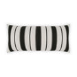 D.V. Kap Home Paruani Lumbar Ebony 12" x 24" Pillow Cover