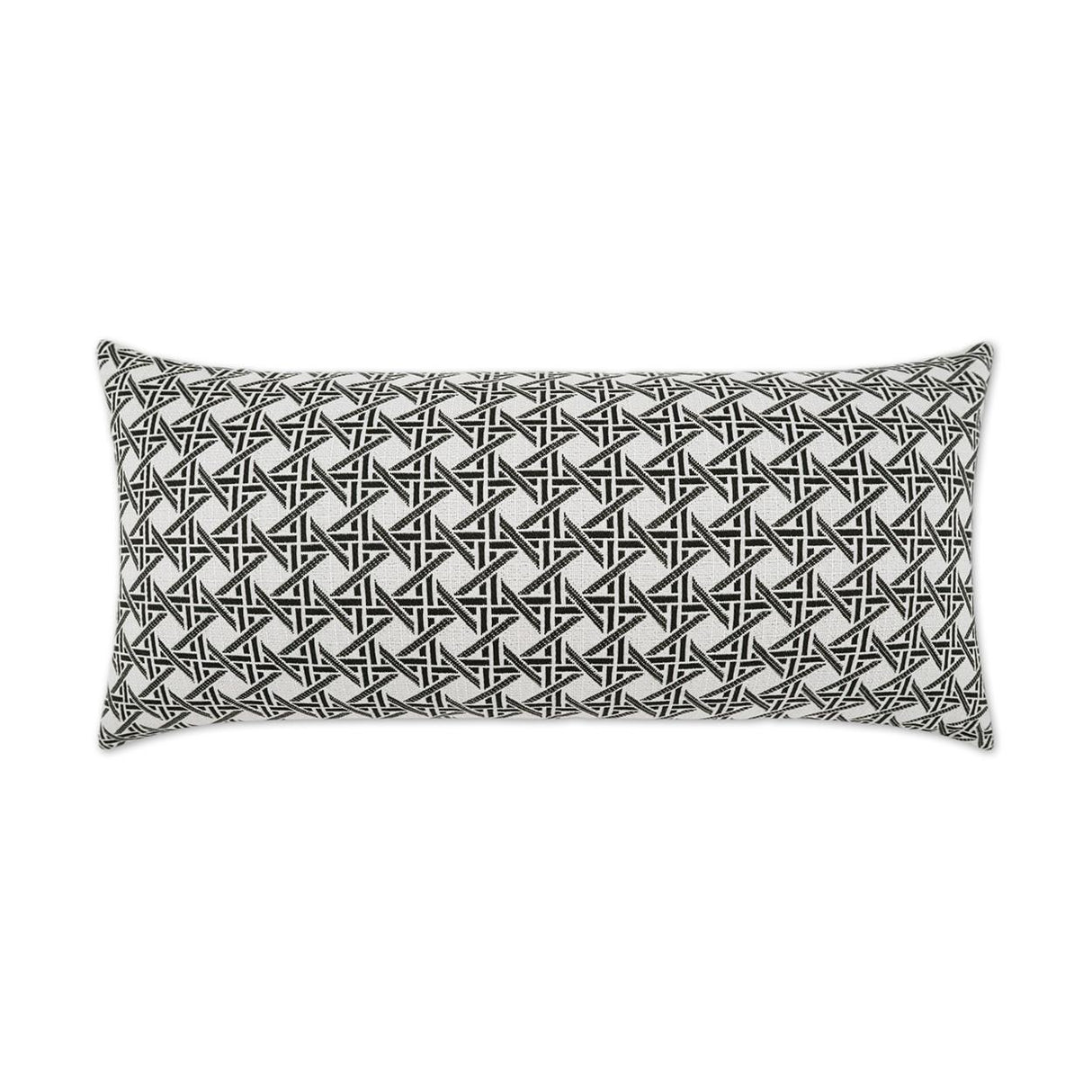 D.V. Kap Home Pella Lumbar Ebony 12" x 24" Pillow Cover