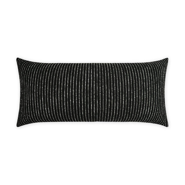 D.V. Kap Home Burson Lumbar Onyx 12" x 24" Pillow Cover