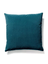 Scalamandre Richmond Velvet 22 X 22 - Peacock Decorative Pillow