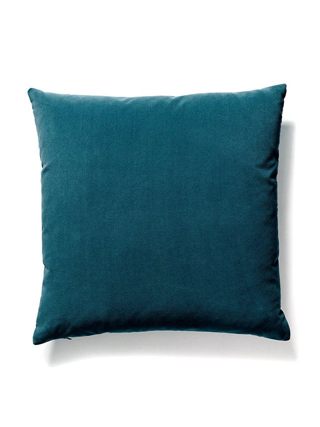 Scalamandre Richmond Velvet 22 X 22 - Peacock Decorative Pillow
