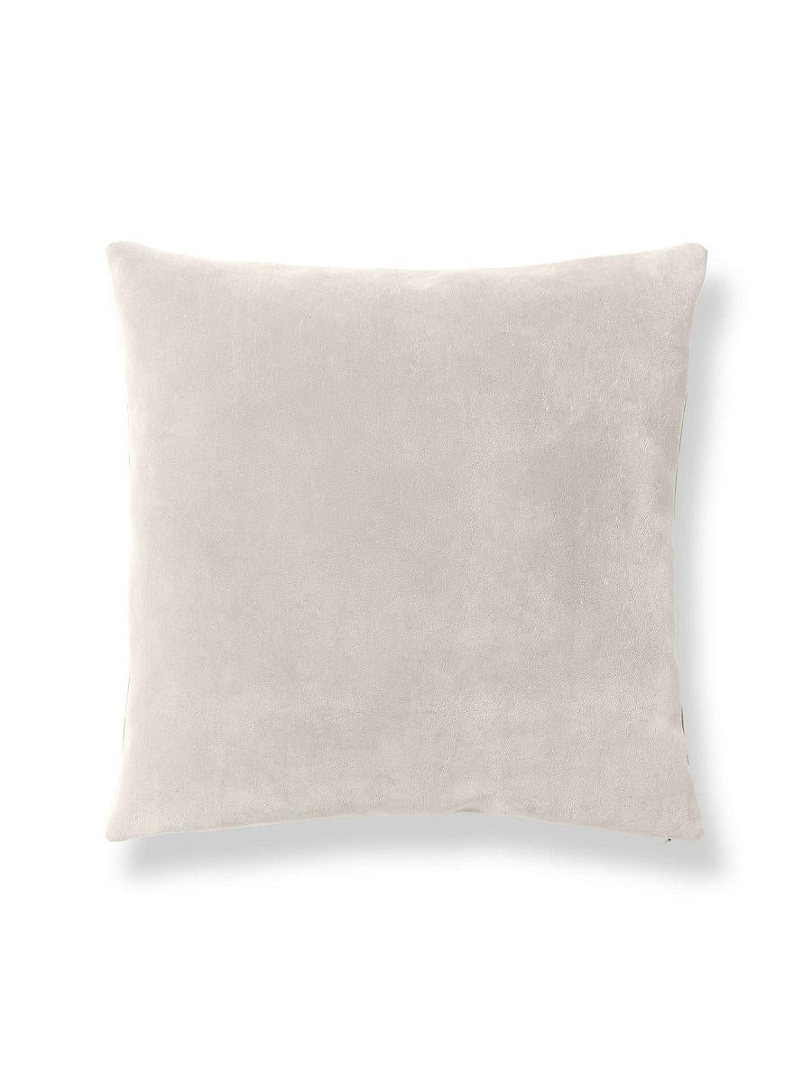 Scalamandre Georgia Suede 22 X 22 - Gesso Decorative Pillow