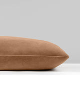 Scalamandre Georgia Suede 22 X 22 - Caribou Decorative Pillow