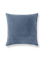 Scalamandre Georgia Suede 22 X 22 - Cadet Decorative Pillow