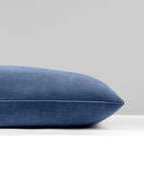 Scalamandre Georgia Suede 22 X 22 - Ultramarine Decorative Pillow