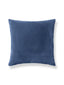 Scalamandre Georgia Suede 22 X 22 - Ultramarine Decorative Pillow