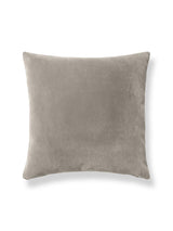 Scalamandre Georgia Suede 22 X 22 - Nickel Decorative Pillow