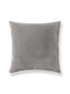 Scalamandre Georgia Suede 22 X 22 - Cobblestone Decorative Pillow