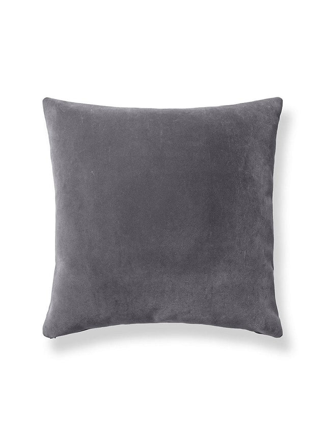 Scalamandre Georgia Suede 22 X 22 - Flannel Decorative Pillow