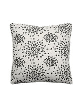 Scalamandre Fireworks 22 X 22 - Black On Off-White Decorative Pillow